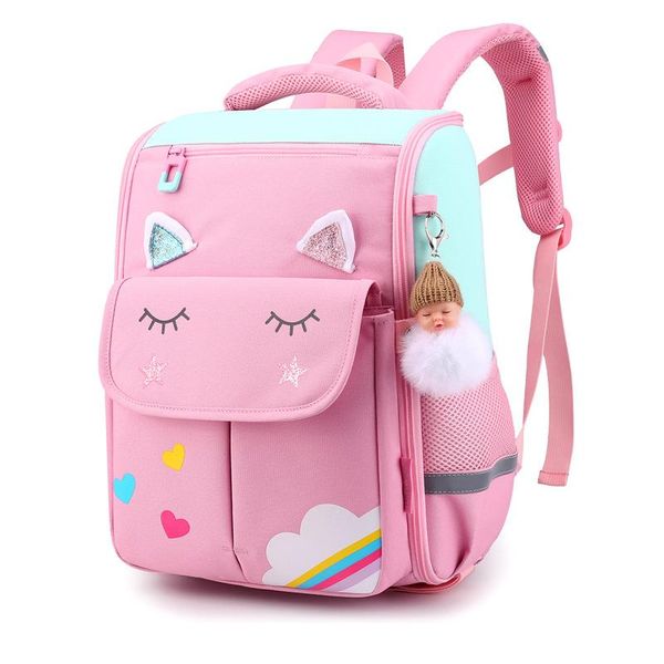 

school bags 2021 children bag girls kids satchel primary backpack princess orthopedic schoolbag mochila infantil