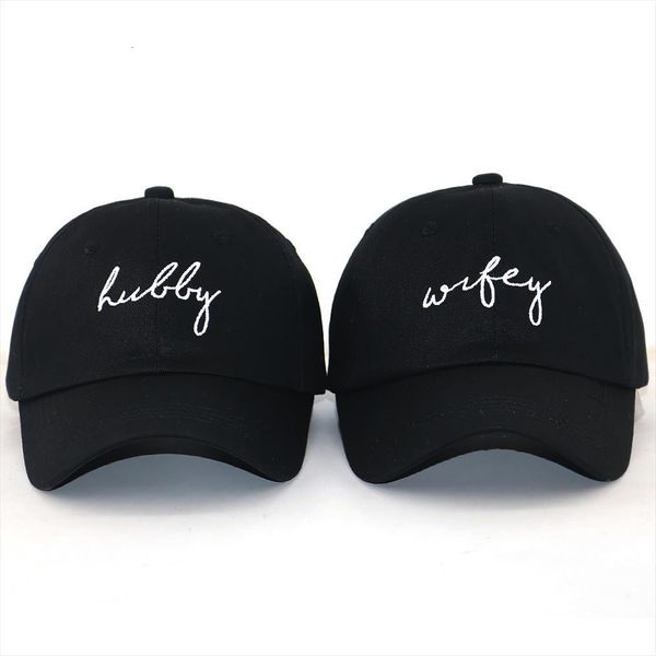 

wifey hubby dad hat embroidered black baseball cap low profile strap back adjustable snapback hats, Blue;gray
