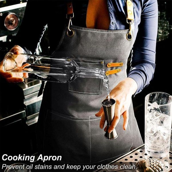 

aprons canvas work apron multifunctional and durable keep clothes cleaning clean household accessories q1y0