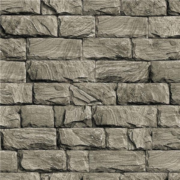 

wallpapers 3d three dimensional imitation marble wallpaper stone brick clothing shop porch restaurant pot