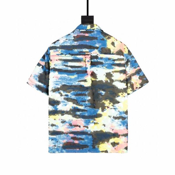 

1a9a2k 2022 mens casual shirts quality shirt luxury men women graffiti hawaii fashion beach style tees womens clothing, White;black