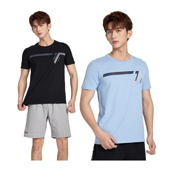 

men running t bodybuilding letter printed workout jogging tees sportswear loose tennis soccer training jersey jerseys, Black;blue