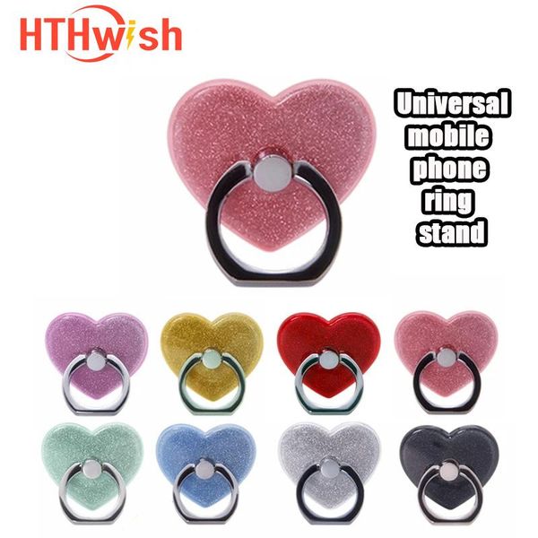 

mobile phone telephone cellular support accessories smart round finger stand socket for cell mounts & holders