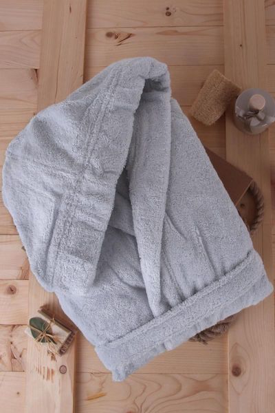 

women's sleepwear 100% cotton hooded towel bathrobe, Black;red
