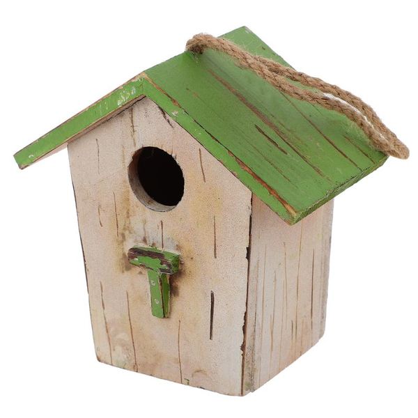 

wooden birdhouse creative birds nest breeding box for home outdoor bird cages