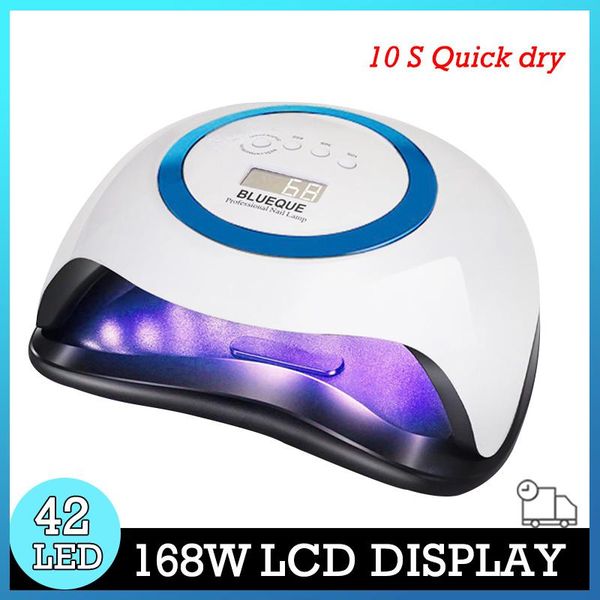 

led uv lamp 168w nail manicure professional gel dryer dryers