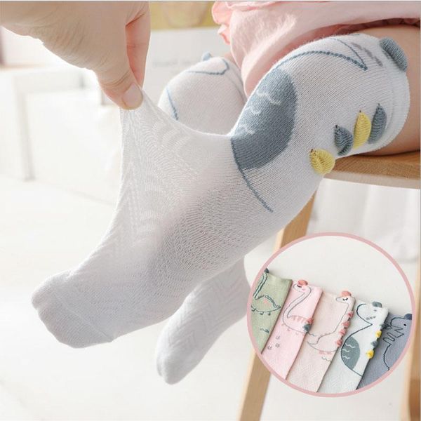 

kids baby girls fashion socks knee-high comfortable for 0-4y, Pink;yellow