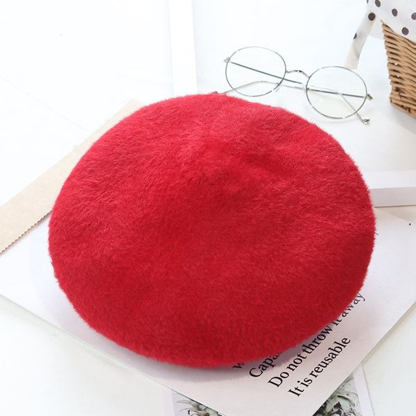 

berets women winter adjustable wool beret korean fashion vintage painter hat japanese england walking cap, Blue;gray