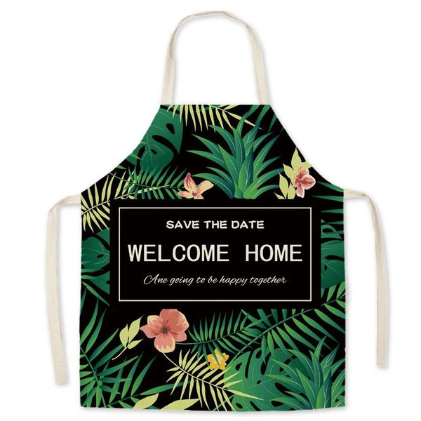 

aprons flower pattern master apron woman kitchen for women men customizable house cleaning
