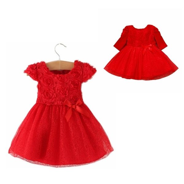 

arrives girl baby full moon one hundred day dress princess dress, Red;yellow