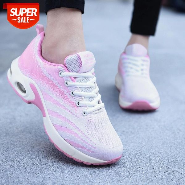 

women ladies summer fashion breathable mesh air cushion flats platform lace up tenis casual running gym female sneakers shoes #cf6s
