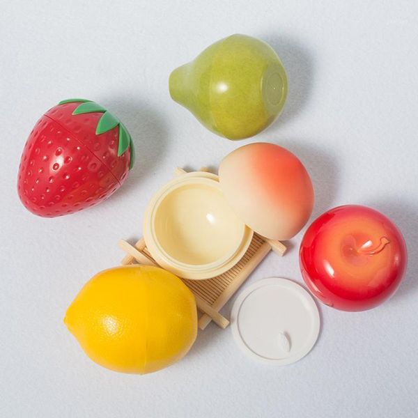 

storage bottles & jars 10pcs 30ml cute fruits shape reusable empty plastic bottle jar sample face cream hand container pot