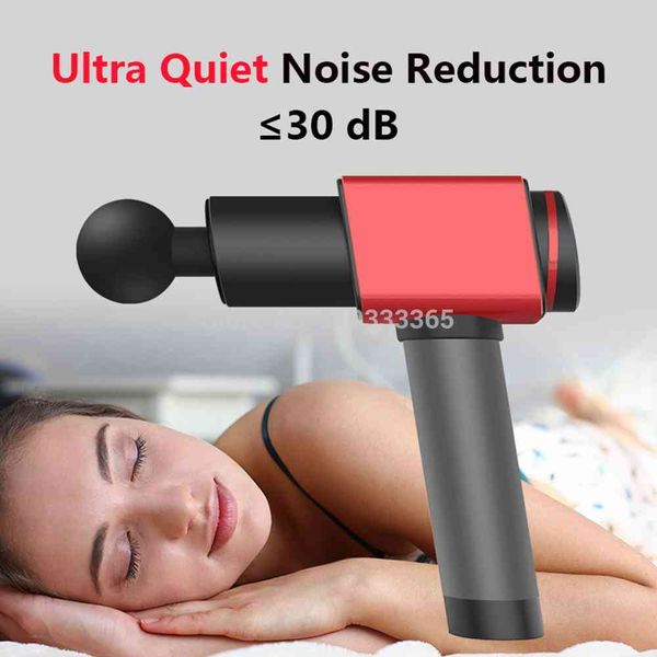 

portable vibration handheld percussion massage tool professional body massage gun max speed slimming shapping deep muscle relax 210324