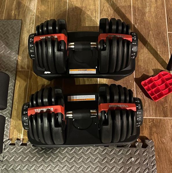 

35lbs dumbbell 1090 adjustable dumbells 1pair 40kg 90lbs stand set dumbbells