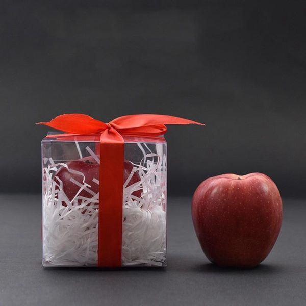 

gift wrap 50pcs transparent pvc packing box candy storage case container organizer