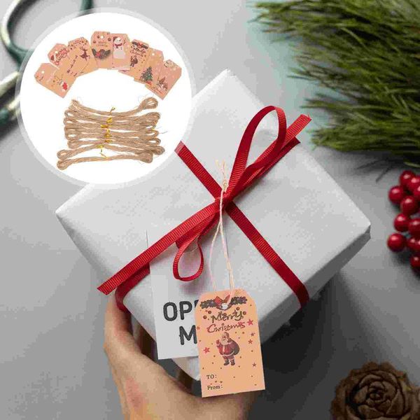 

gift wrap 800 sets delicate packing cards xmas tree hanging tags santa claus signs