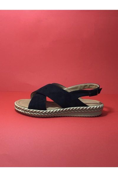 

sandals women's black cross flat