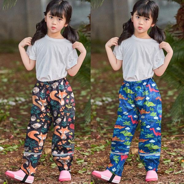 

trousers 2021 waterproof girls rain pants snow boys trousres sport children raincoats windproof outdoor toddler playsuits clothes, Blue