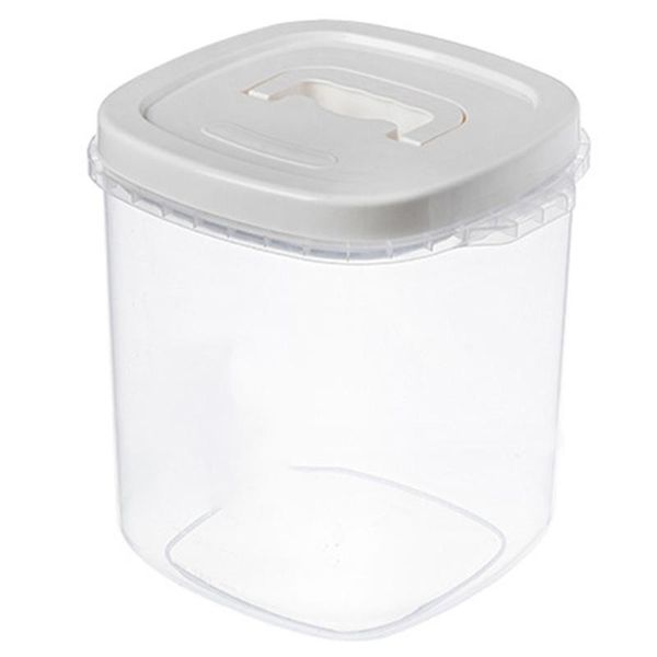 

storage baskets pp sealed rice bucket household metering miscellaneous grain plastic transparent box