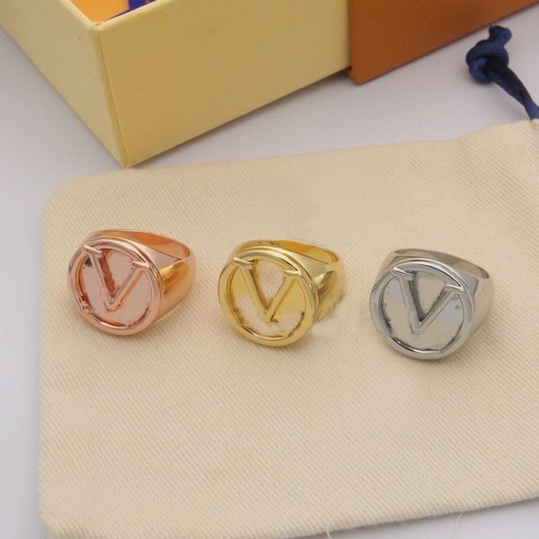 

designer stainless steel band rings fashion jewelry men wedding promise ring women gifts size6-9 no box, Slivery;golden