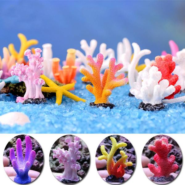 

artificial colorful resin fish tank coral reef decoration stone landscape ornament aquarium ornaments decorations