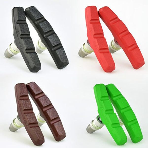 

bike brakes mountain v brake pad block silent rubber accessories