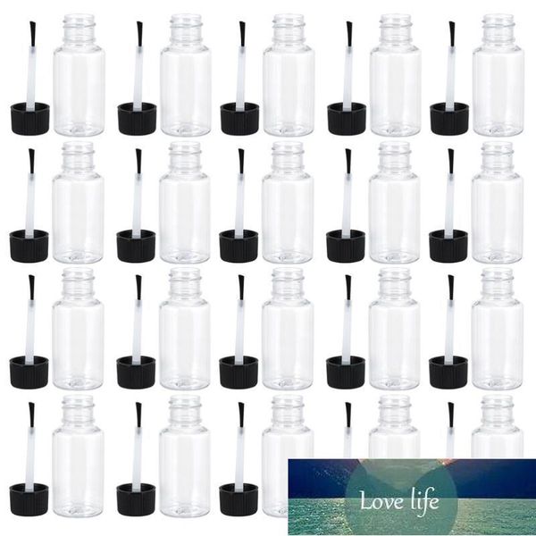 Bottiglie di stoccaggio Barattoli 20pcs 20ml Bottiglia di smalto per unghie vuota trasparente con tappo e pennello Prezzo di fabbrica design esperto Qualità Ultimo stile Stato originale