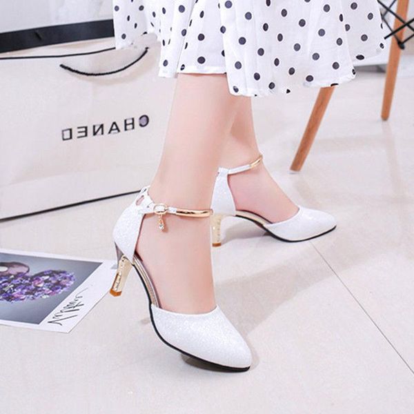 

dress shoes nice women classic white buckle strap heel woman ladies pink comfort stiletto party heels, Black