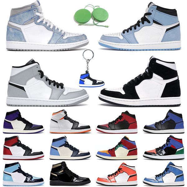 

black royal 1 men women basketball shoes 1s university blue turbo green shattered backboard twist outdoor mens trainer sport sneaker