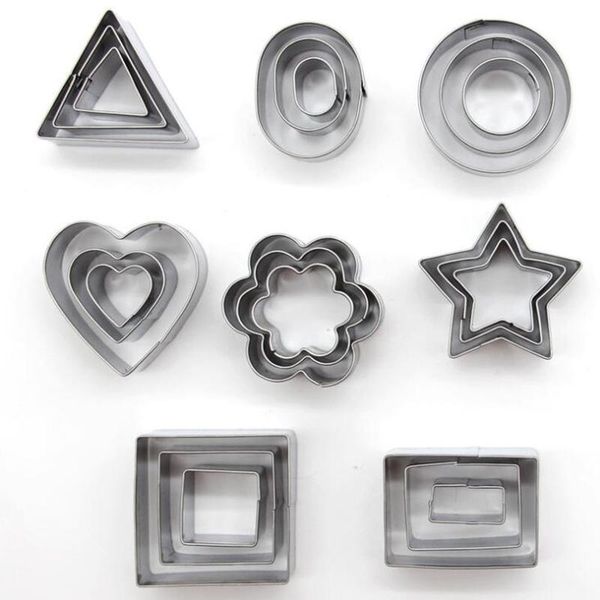 

baking moulds kitchen accessories cookie cutter set mould 430 stainless steel bakeware cake mold various shapes gadgets tools