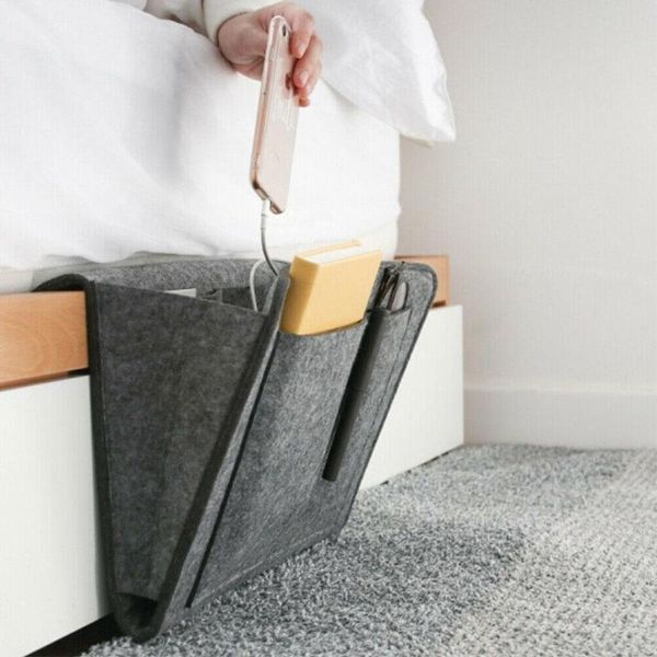 

storage bags felt bedside table bag remote control book sofa bed folder