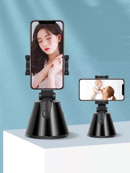 

selfie monopods smart face tracking object stick auto gimbal stabilizer 360 rotation live tripod phone holder for vlog video record