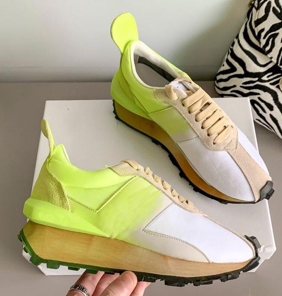 

women's running paris curb bumpr lanviin snakeskin grain sneakers shoes bur house chaussures de designer sports loafers platform casual, Black