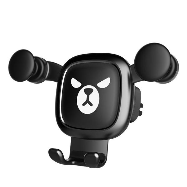 

cell phone mounts & holders cute bear gravity car mount holder air vent clip mobile stand for smartphones