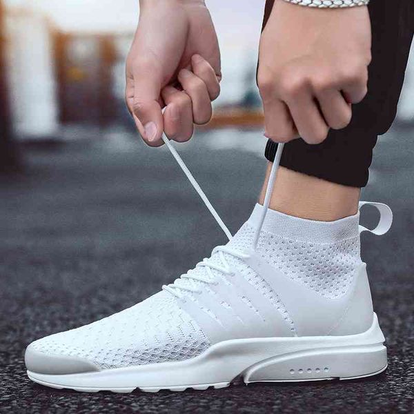 

2020 new summer flying woven socks men's korean version casual versatile trendy outdoor sports running shoes, Black