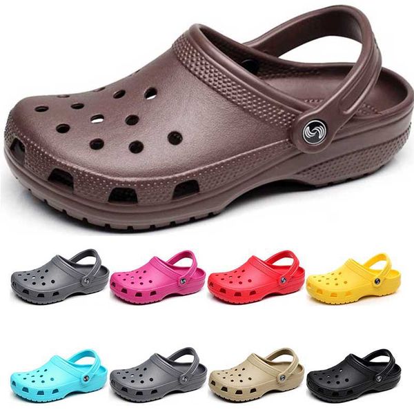 

356 hotsale fashion Sandals Slip On Casual Beach Waterproof Shoes men Classic Nursing Clogs Hospital Women Slippers Work Medical, 3 36-41