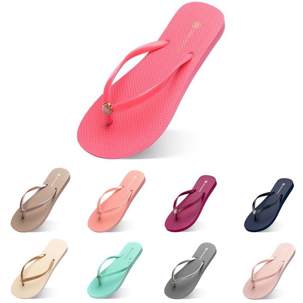 

women slippers fashion flip flops beach hotel indoor slipper triple black pink white lemon green grey navy womens shoes thirty, 14
