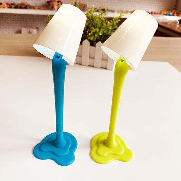 

creative table lamp ballpoint pen plastic cool pens present teacher cute stationery for shool student funny, Blue;orange