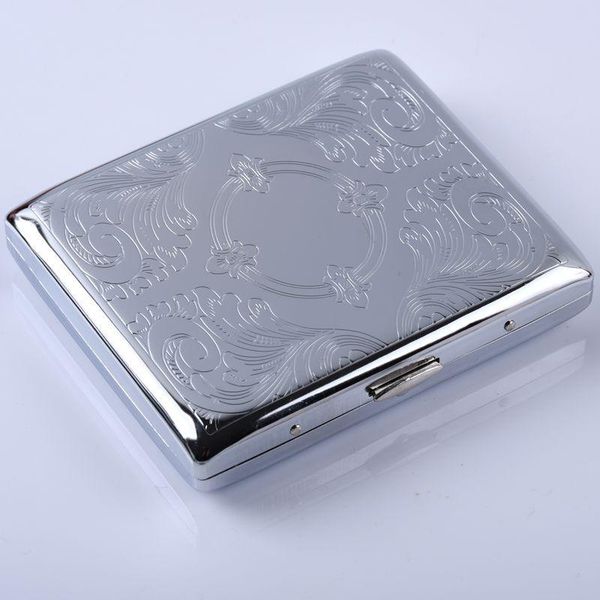 

men's gift high-end 20 box leather metal cigarette storage travel outdoor smoking tool lighter accessories bags