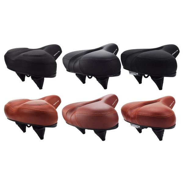 

bike saddles bicycle comfort wide seat big bun gel / sponge cushion