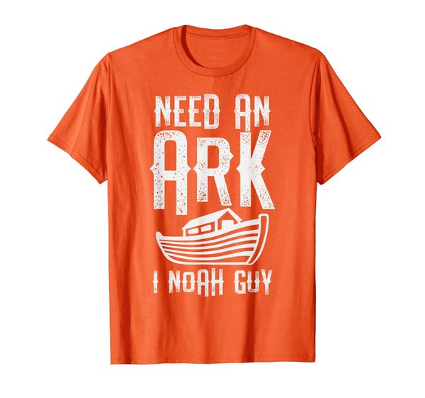 

need an ark i noah guy funny christian pun t-shirt, White;black