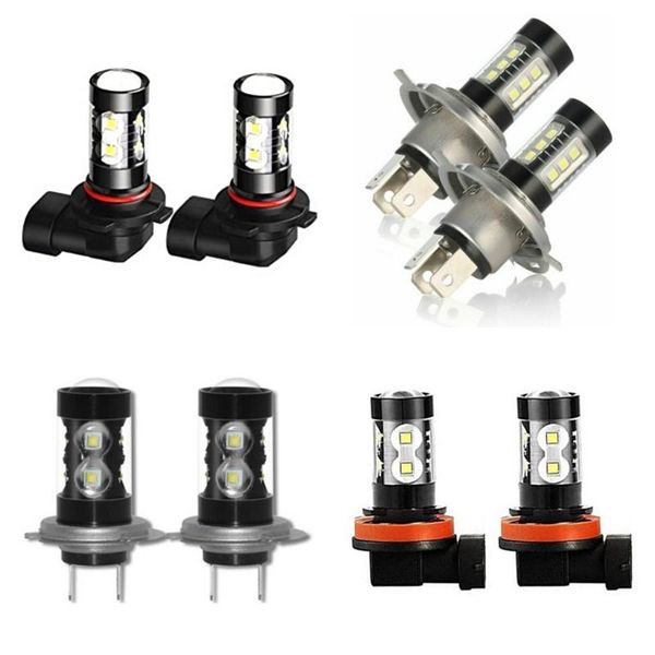 

car headlights high power led light anti fog lamp bulb headlight h7 h4 h8 h11 h9 9005 9006 driving running lights auto lamps