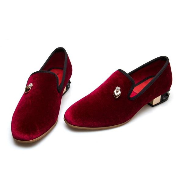 

dress shoes meijiana spring loafers women genuine leather boat metal decoration casual heels female white loafer fashion, Black