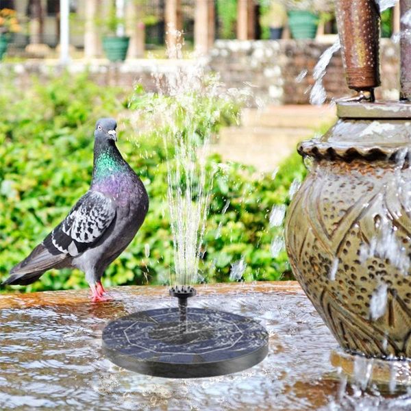 

solar fountain pump floating panel water kit with rechargeable battery for outdoor garden pond swimming pool decorations