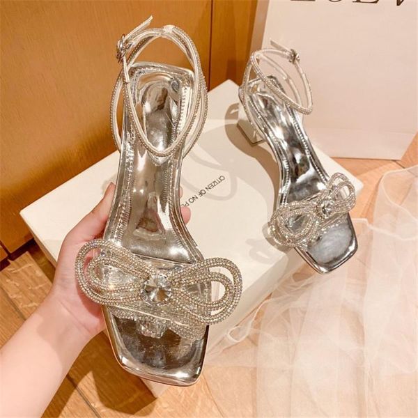 

dress shoes rhinestone women sandals wedding fashion genuine leather summer heel high quality, Black