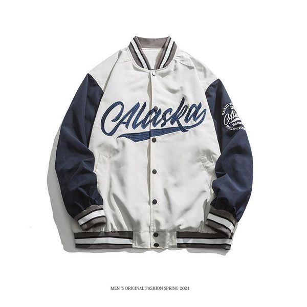 

men's jackets baseball jacket man autumn loose oversized couple varsity bomber fashion spring coat 2021 chaquetas hombre, Black;brown