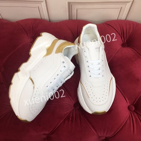 

dg womens mens shoe boots comfort lace up connect casual shoes paris platform leather patchwork walking tennis sneaker chaussures, Black