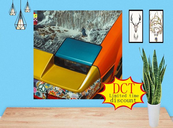 

flume hi this is flume album poster music cover silk art print