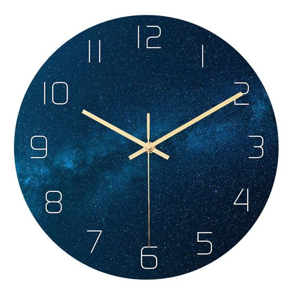 

wall clocks high gloss acrylic material clock modern fashion creative home decor mute sweep
