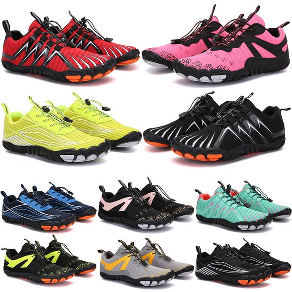 

four fingers 2021 seasons five sports shoes mountaineering net extreme simple running, cycling, hiking, green pink black rock climbing857